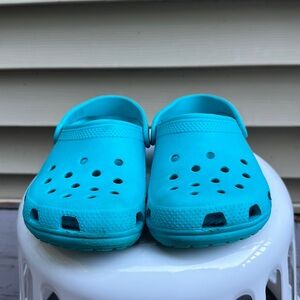 Crocs Teal blue size 1 J kids